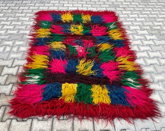 Iceland Sheepskin Rug Throw Hide Very Rare Breed 100% Genuine Natural Colors large gift present ideas for her him eco day home decor Xmas