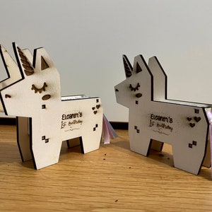 Unicorn for children&#39;s birthday parties, guest gifts
