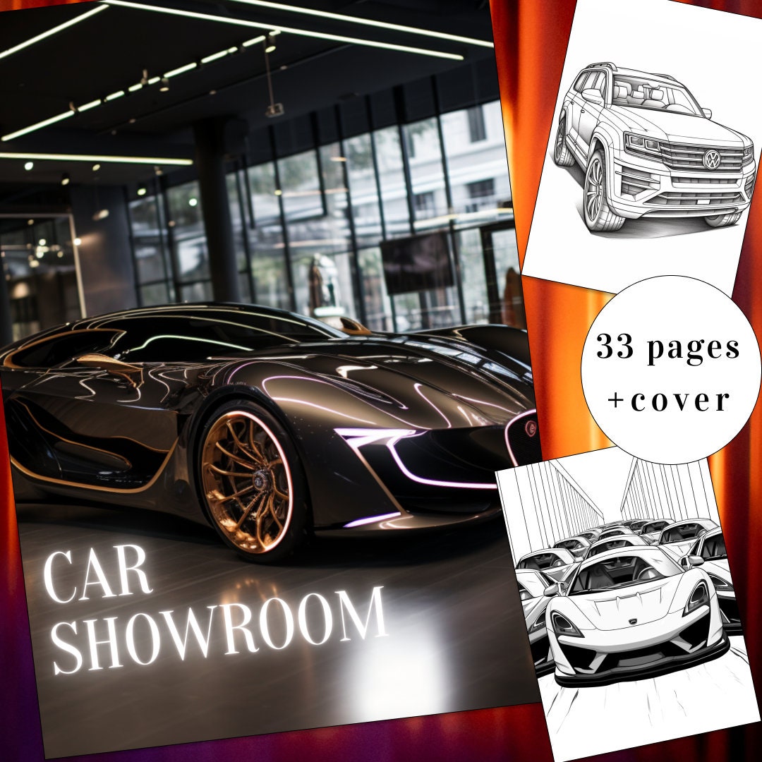 33 Car Coloring Book, Car Coloring Page, Car Coloring, Auto Coloring