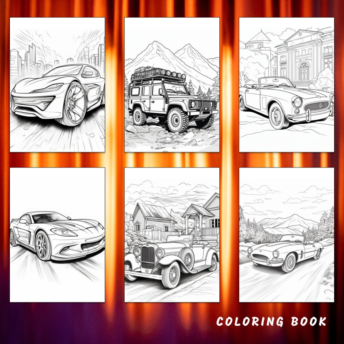 33 Car Coloring Book, Car Coloring Page, Car Coloring, Auto Coloring ...
