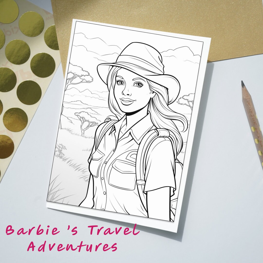 24 Barbie Style Coloring Page, Barbie Coloring Book, Coloring Book ...