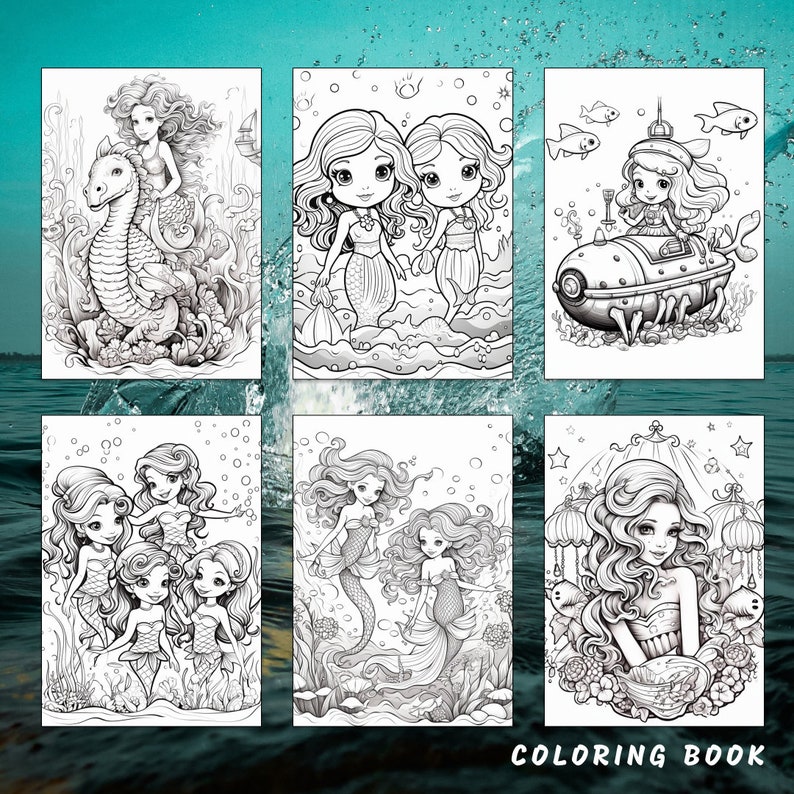 28 Little Mermaid Coloring Page, Mermaid Coloring Book, Coloring Book ...
