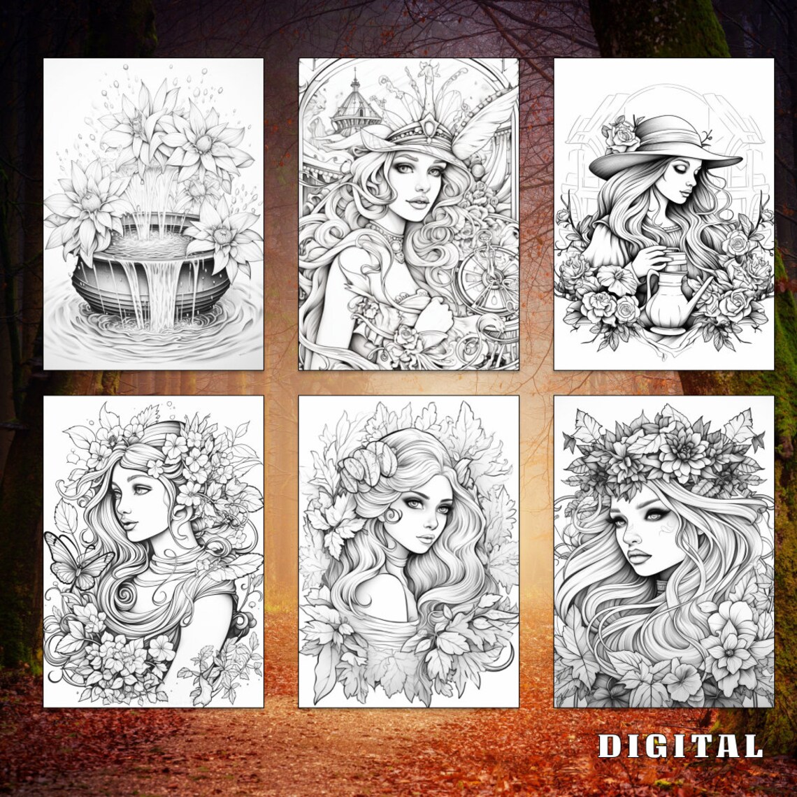 35 Fairy Coloring Book, Fairy Coloring Pages, Fantasy, Fairy Coloring ...