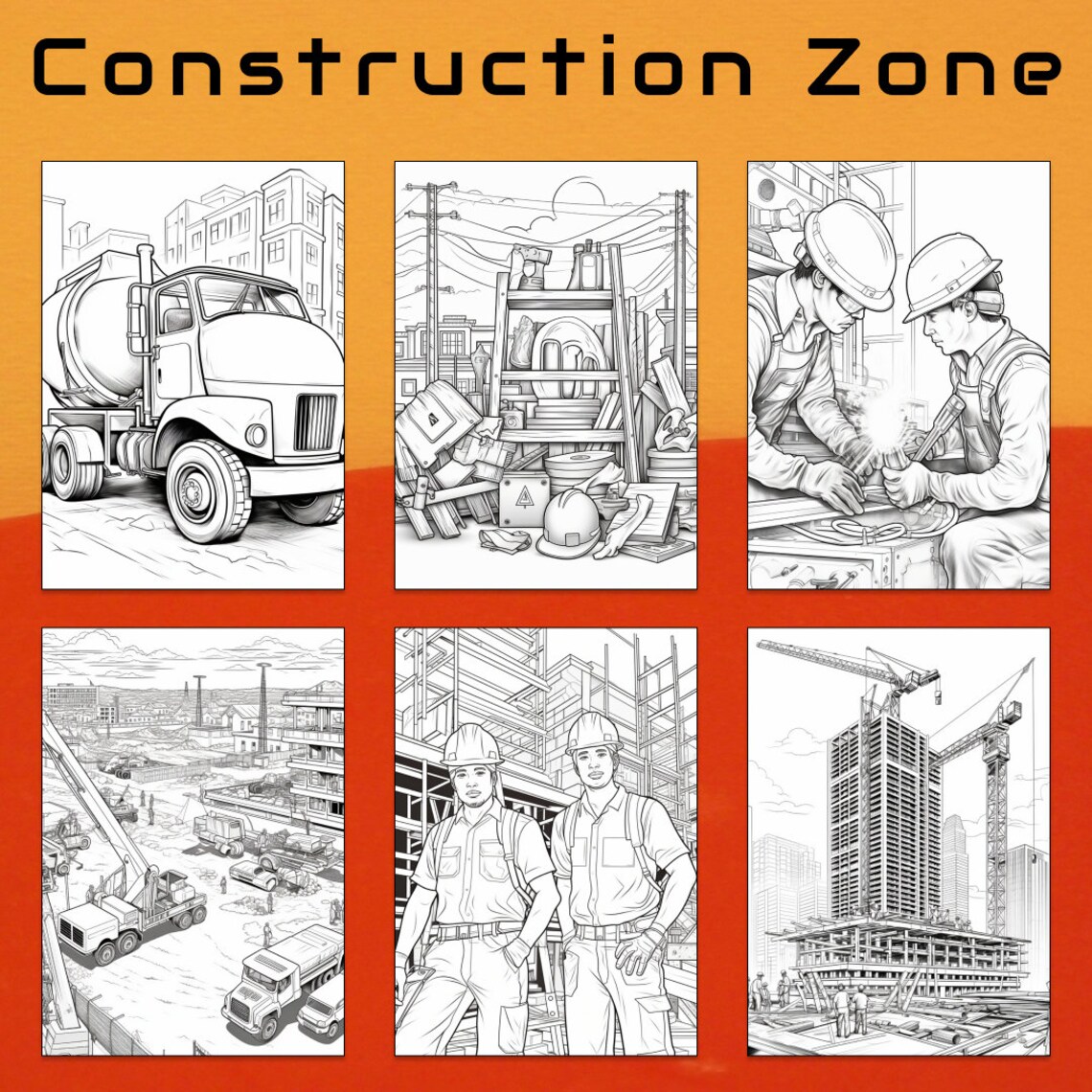 30 Car Coloring Book, Car Coloring Page, Car Coloring, Construction