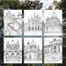 26 Italy Coloring Page Italy Architecture Coloring Italian - Etsy