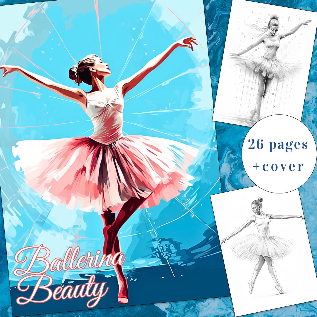 26 Ballerina Beauty Coloring Page, Ballerina Coloring Book,lady — free download