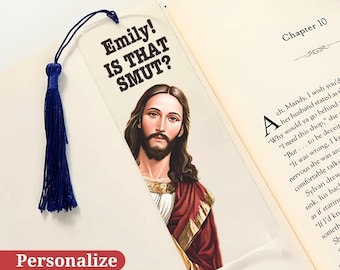 Personalized Smut bookmark for smut lover christmas gift, dark romance reader book mark, spicy reader book mark gift, bookish smut gift
