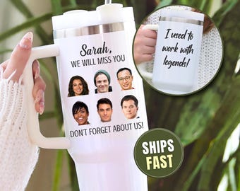 Personalized retirement tumbler Funny Coworker Leaving gift for women Colleague retirement gift Farewell Colleague Gift 40 oz cup