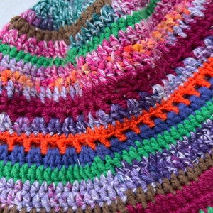 Colorful Knit bucket hat gift image 6