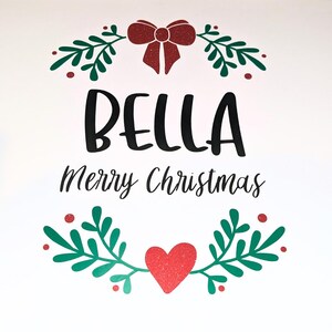 Personalised Christmas Eve Gift Box | Christmas Wreath Gift Box | Xmas Eve Gift Box | Christmas Eve Box | Xmas Eve Box | Children's Christmas Box | 1st Christmas Gift Box | 1st Christmas Box