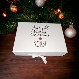 Personalised Christmas Box, Christmas Box for Children, Name Christmas Boxes, Fully Customisable Christmas Boxes,