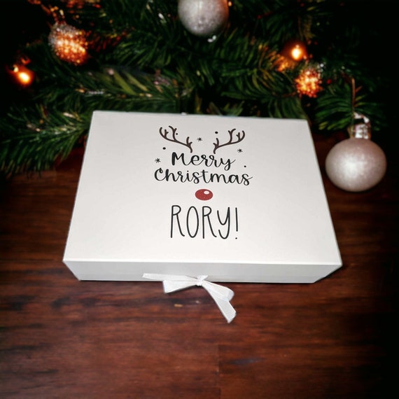A4 Personalised Christmas Eve Box | Xmas eve box | Personalised Christmas Box | 1st Christmas box | Children's Gift Box | DIY Gifts