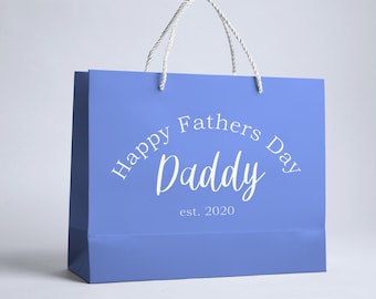 Happy Fathers Day Vinyl Sticker Decal, Vinyl Sticker for Gift Bag, Gift Box, First Fathers Day, Fathers Day Gifts, Custom Vinyl Sticker