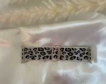 Leopard Apple Watch Band, Apple Watch Band für 38mm 40mm 41mm 42mm 44mm 45mm, Animalprint Apple Watch Band, Apple Watch Armband