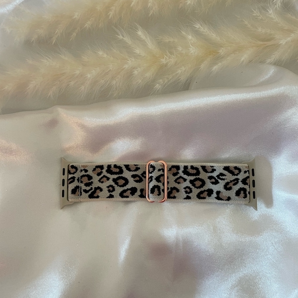 Leopard Apple Watch Band, Apple Watch Band für 38mm 40mm 41mm 42mm 44mm 45mm, Animalprint Apple Watch Band, Apple Watch Armband