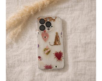 Trendige Handyhülle, Handyhülle mit Mustern, Handyhülle für iPhone 11,12,13,14,15,16,17 Niedliche Handyhülle, Kokette Ästhetik, Stockholm