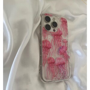Jellyfish phone case, summer phone case, phone case for iPhone 7, 8, X, XS, XR, 11, 12, 13, 14, Ibiza style phone case, beach phone case image 5