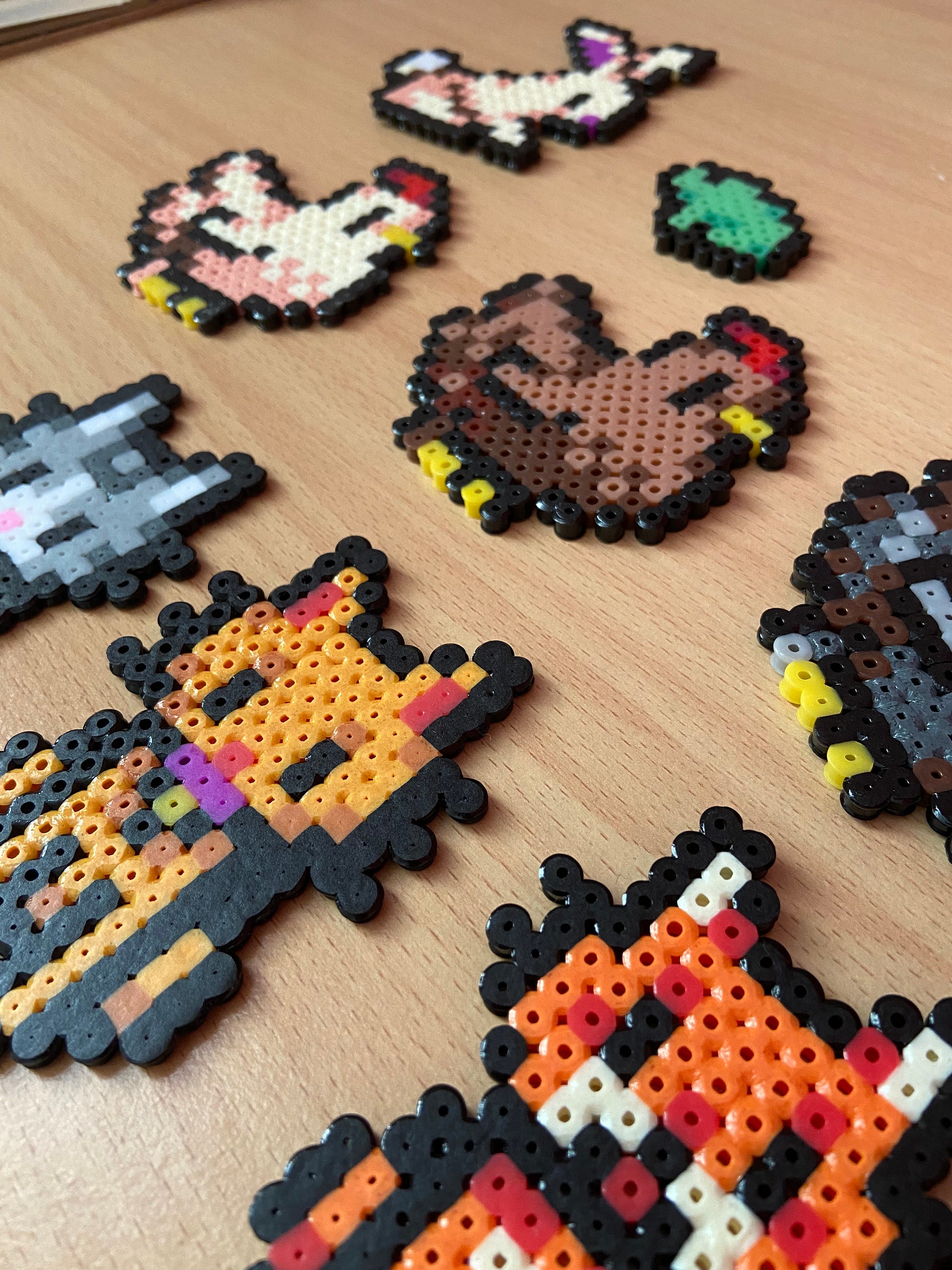 Wednesday Perler Beads Wednesday Perler Sprites Wednesday Stained Glass  Perler Sprite Handmade Horror Pixel Art Perler Art 