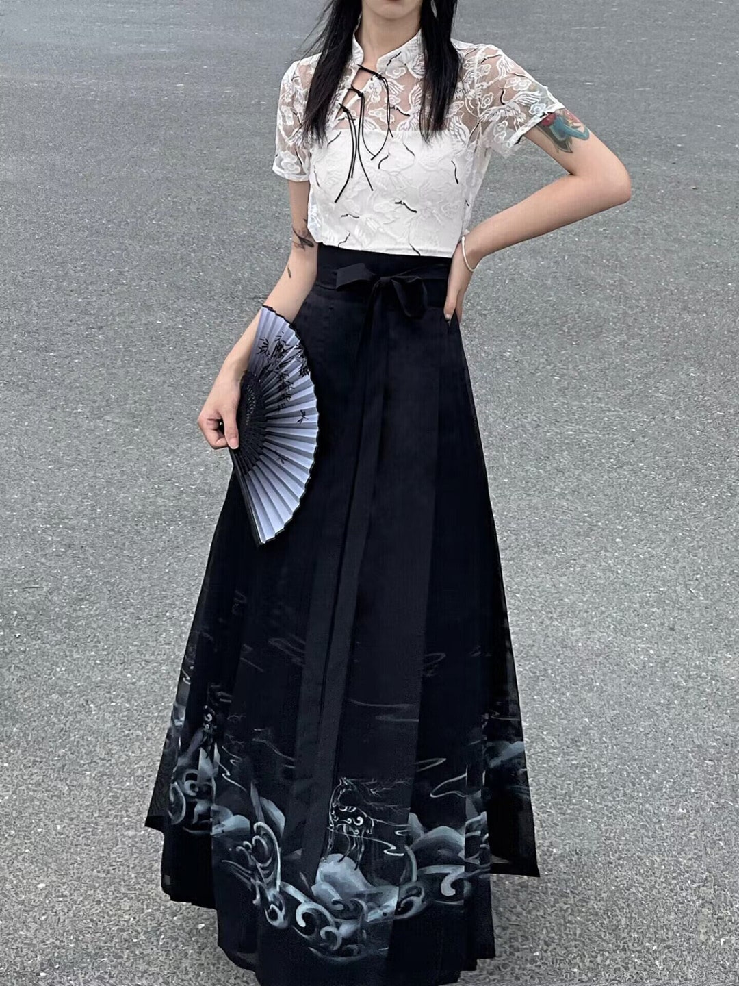 Black Modern Hanfu Dress Traditional Hanfu - Etsy