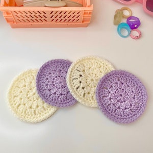 Handmade Crochet Coaster, Y2K Home Decor, Crochet Gift For Her, Minimalist Coaster, Crochet Decor, Custom Crochet, Housewarming Gift