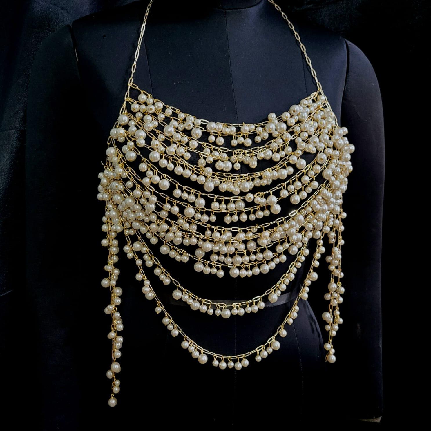 ネックレス・ペンダント Halter Body Chain Halter Body Chain - Etsy