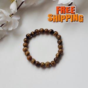 Triple Protection Bracelet – Black Obsidian, Tiger Eye & Hematite Beaded Bracelet | Energy Healing Jewelry | Men Women 4mm-10mm Stones