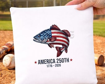250 años de América 1776 2026 Pesca Bandera de EE. UU. Camiseta de 250 cumpleaños PNG Regalo para pescadores