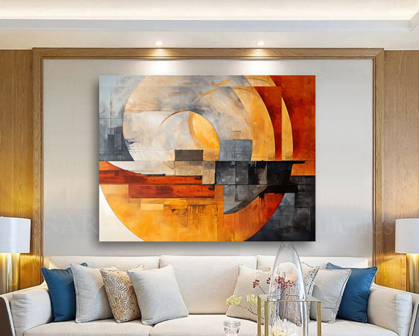 Original Abstract Painting, Abstract Art for Home and Office, Acrylic Painting, Modern Wall Art ...