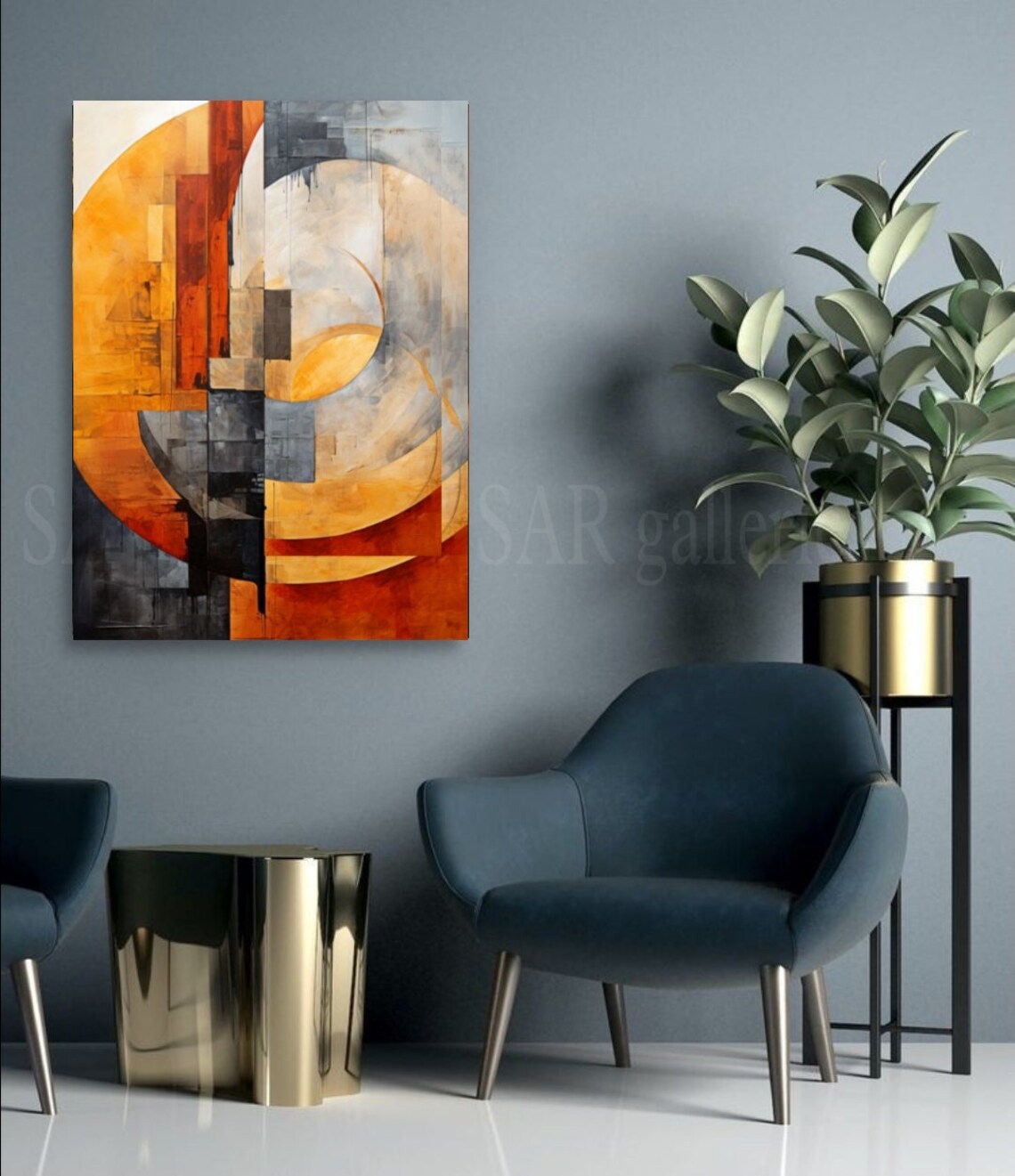 Original Abstract Painting, Abstract Art for Home and Office, Acrylic Painting, Modern Wall Art ...
