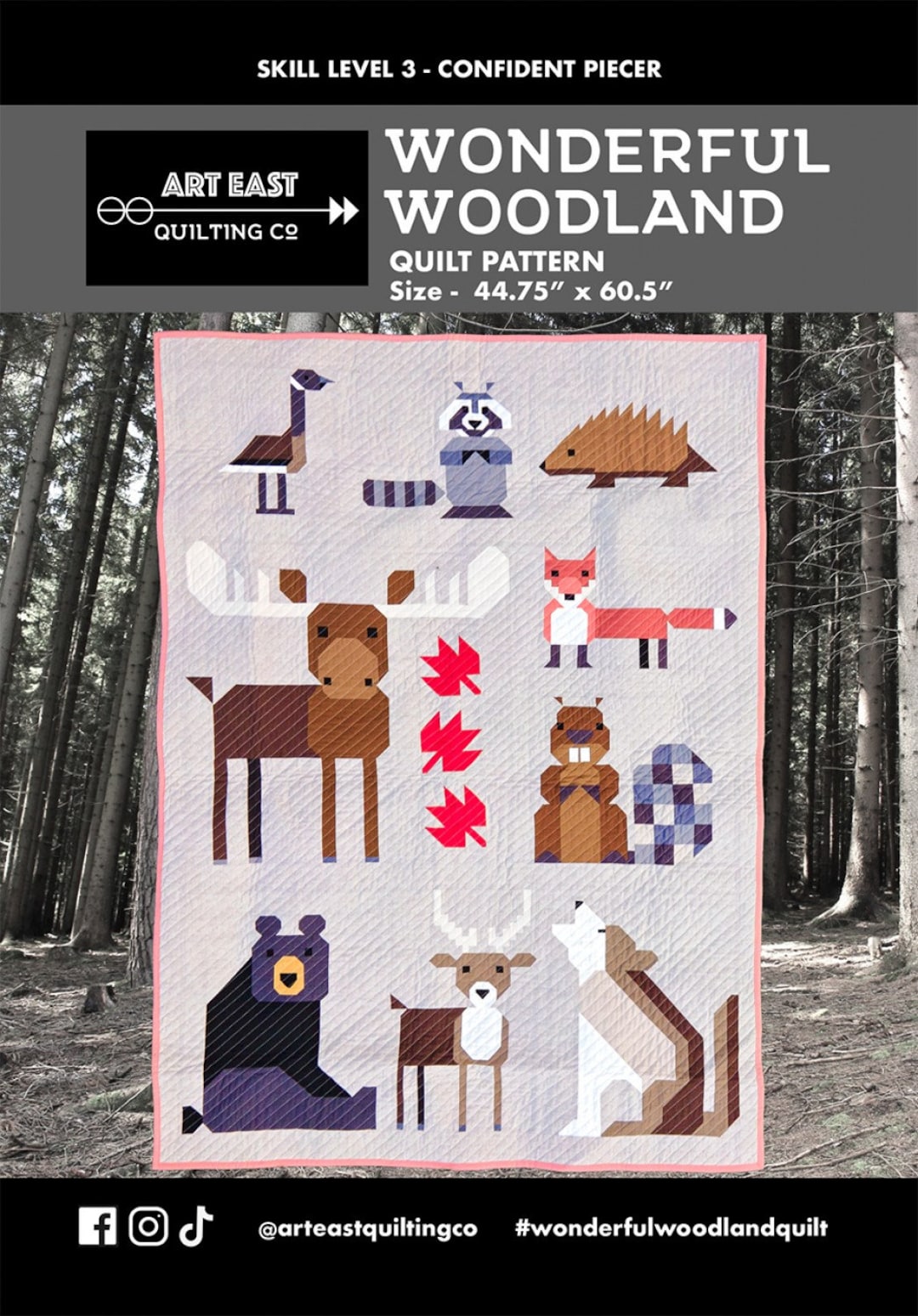 Wonderful Woodland Quilt Pattern - Etsy