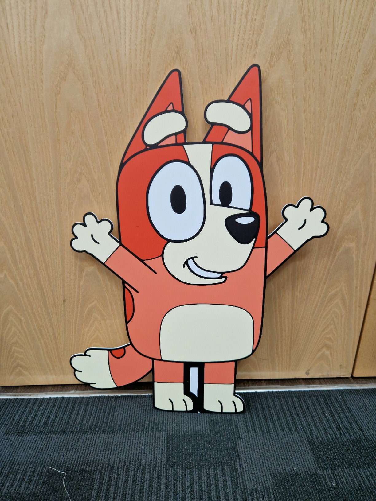 Bluey Cardboard Cutout, 3ft 10in Bluey, bluey