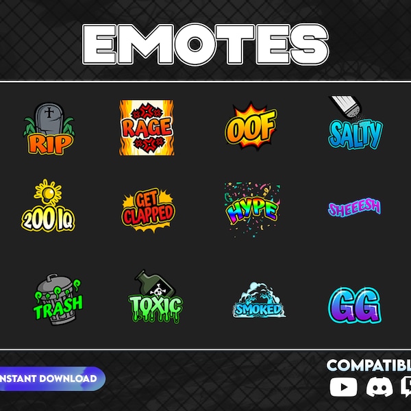 Custom Tiktok Emotes Etsy