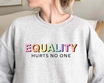 Equality Sweatshirt, Human Rights Sweatshirt, Civil Rights Sweatshirt, Black Lives Matter Hoodie, Social Justice Sweatshirt, Equal Rights