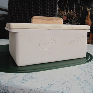 Bread box made of fired clay unglazed approx. 5 liters offer image 1