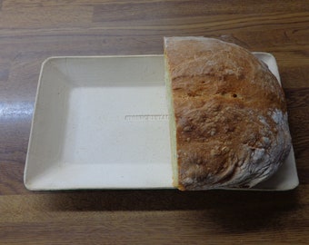 Bread baking tin, baking tray made of unglazed clay