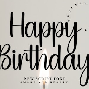 Happy Birthday-lettertype, ontwerp voortplanten