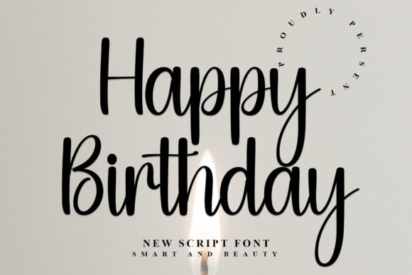 Happy Birthday Font - Etsy