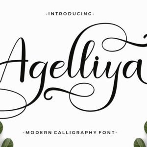 Carattere Agelliya