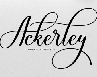 Ackerley Font