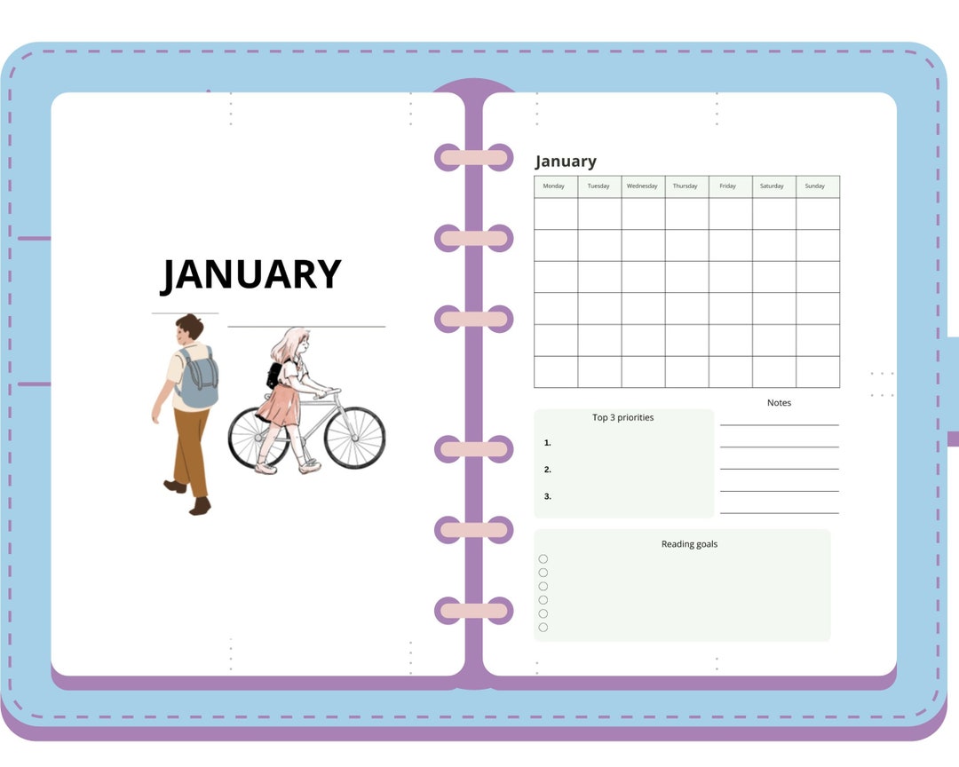 Academic Planner Printable A4 Phd Student Organiser for - Etsy