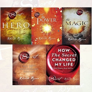 Serie El Secreto de Rhonda Bryne (5 libros) El Secreto, La Magia, El Héroe, El Poder y El Secreto Enseñanzas Diarias