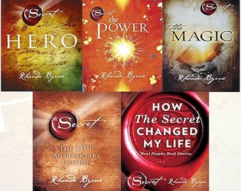 Serie El Secreto de Rhonda Bryne (5 libros) El Secreto, La Magia, El Héroe, El Poder y El Secreto Enseñanzas Diarias