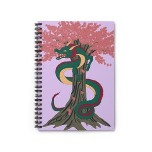 Dragon Bloom - Spiral Notebook