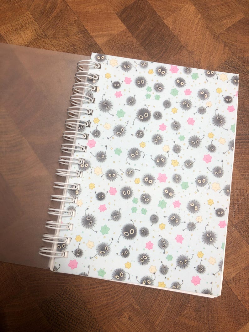 Soot Sprite Ghibli Reusable Sticker Book | Small sticker book | Sticker collecting notebook zdjęcie 7