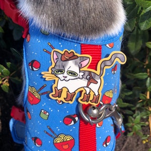 Cowboy Cat Cute Weird Funny Cat Stickers | Scritchard | Laptop Water bottle | Cute Cat Kitten stickers