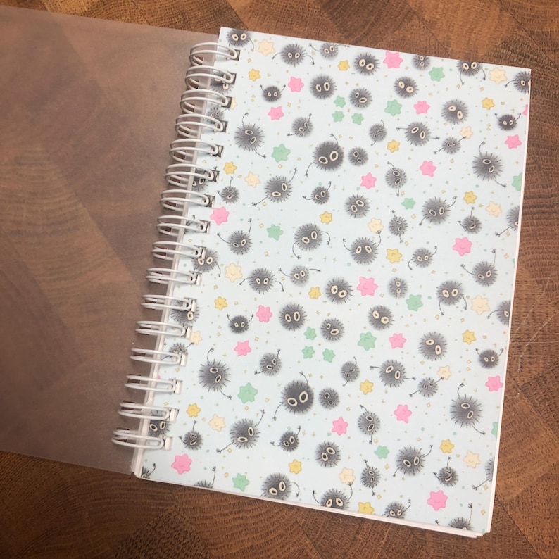 Soot Sprite Ghibli Reusable Sticker Book | Small sticker book | Sticker collecting notebook zdjęcie 5