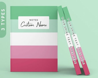 Personalized Abrosexual Flag Journal | Custom Abrosexual Pride Hardcover Notebook