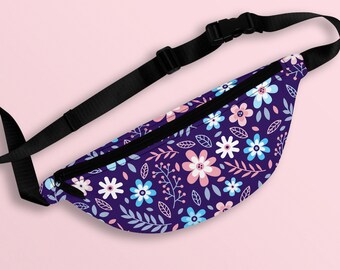Subtiel heuptasje met trans-bloemen | Transgender Pride-cadeau