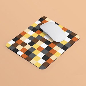 Bear Flag Checkered Mouse Pad | LGBTQ+ Pride Gift
