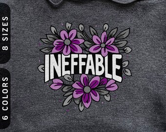 Ineffable Hoodie | Subtle Asexual Hooded Sweatshirt S-5X